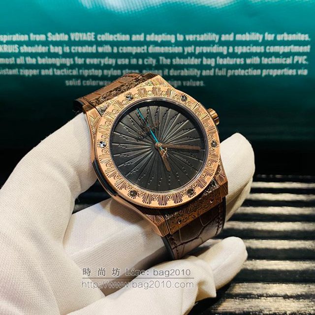 宇舶手錶 恒寶HUBLOT經典融合系列 WildCustoms自動上鏈腕表 宇舶高端男士腕表  hds1714